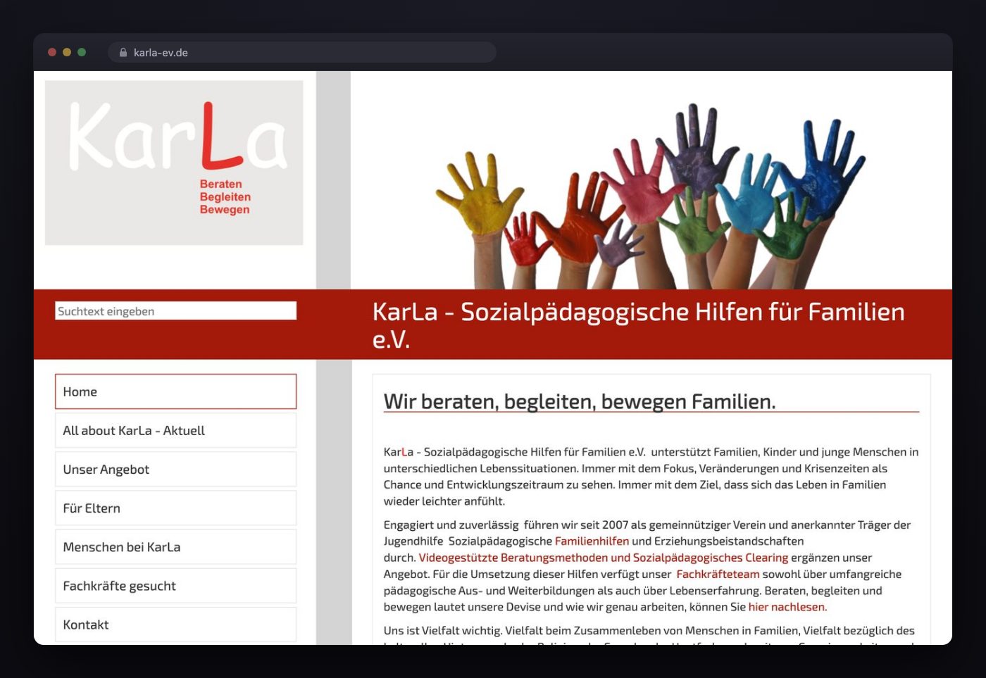 Karla Ausgangslage Browser